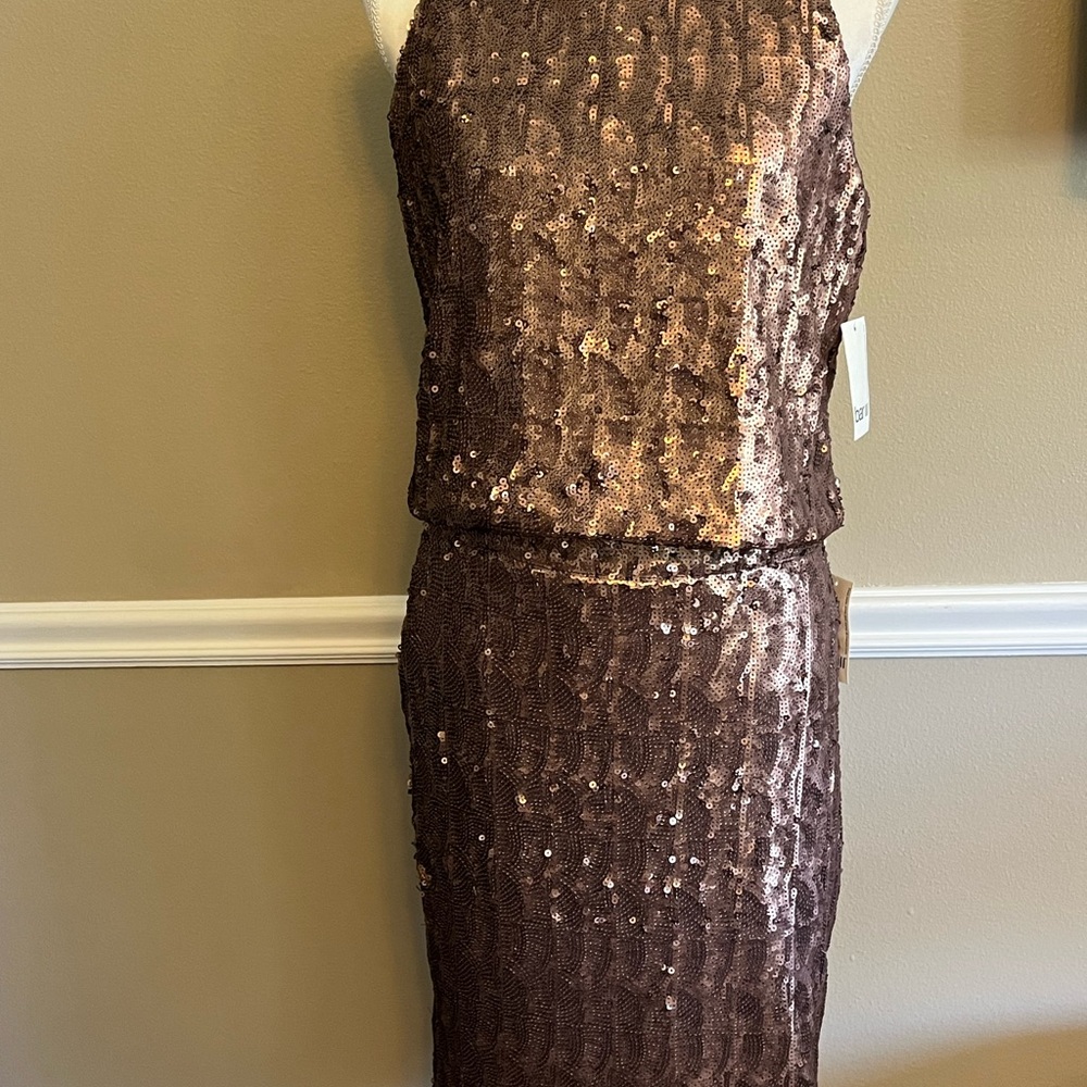 Bar III, 2 piece sequin skirt and crop top